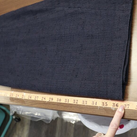 Tory Burch Mod‎ Clea Sheath Dress Womens 6 Navy Quiet Luxury Country Club Career - Picture 16 of 16